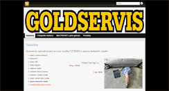 Desktop Screenshot of goldservis.eu