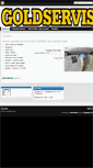 Mobile Screenshot of goldservis.eu